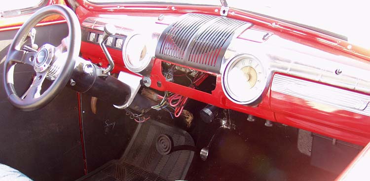 48 Ford Coupe Dash