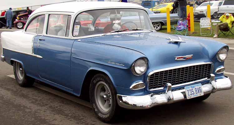 55 Chevy 2dr Sedan