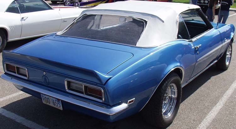 68 Chevy Camaro Convertible
