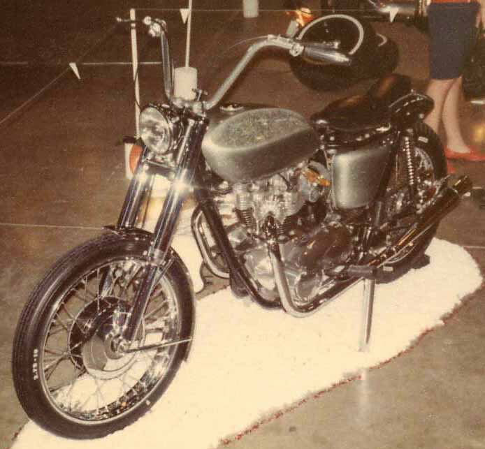 Triumph Twin Motorcycle